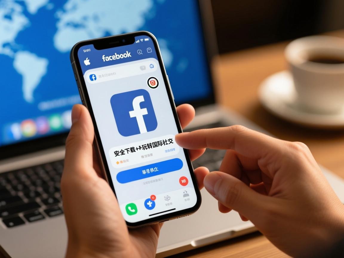 苹果手机装Facebook全攻略！安全下载+避坑指南，手把手教你玩转国际社交
