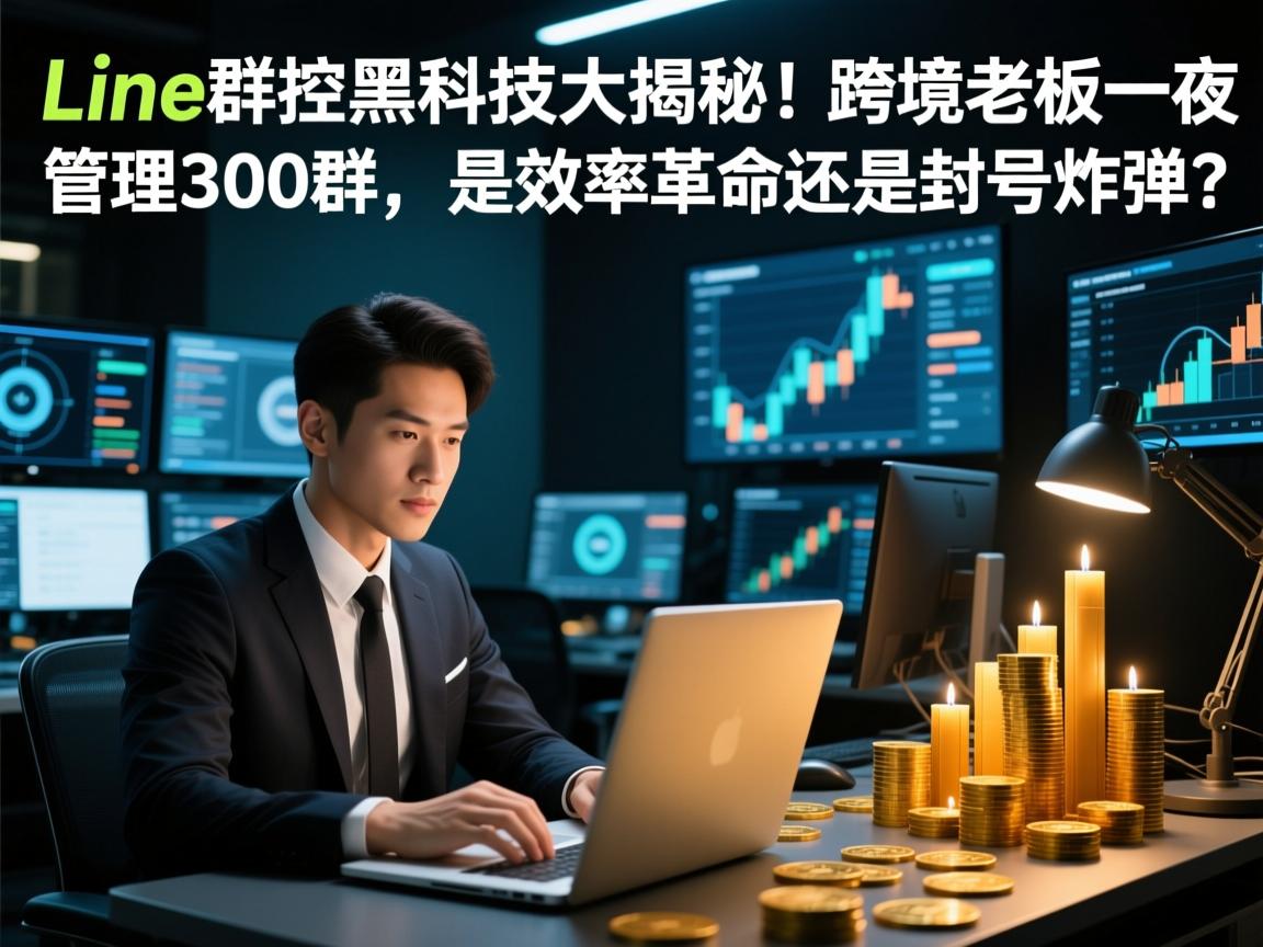 Line群控黑科技大揭秘！跨境老板一夜管理300群，是效率革命还是封号炸弹？