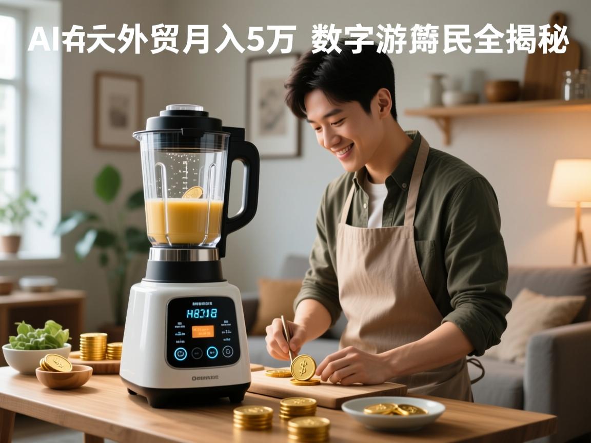 详细阅读:AI破壁者,在家做外贸月入5万的数字游民全揭秘 AI破壁者,在家做外贸月入5万的数字游民全揭秘