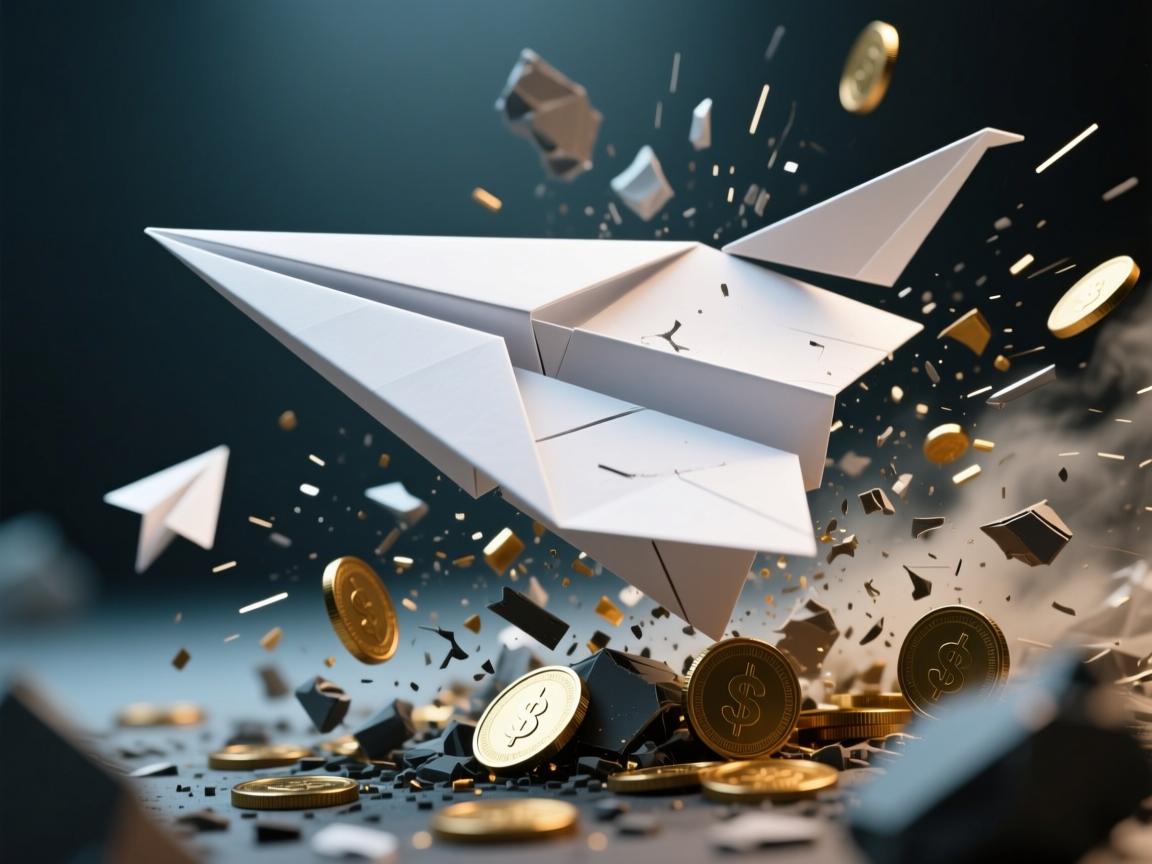 纸飞机突然翻滚坠毁?90%人忽略的折翼玄机!空气动力学揭秘失控真相