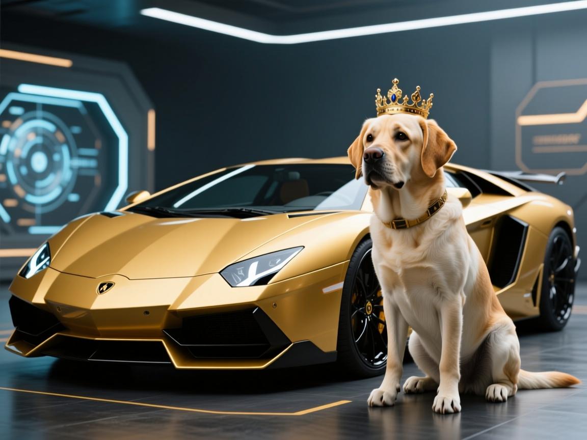 天价犬王诞生!拉布拉多变种45揭秘,2024身价碾压豪华跑车?