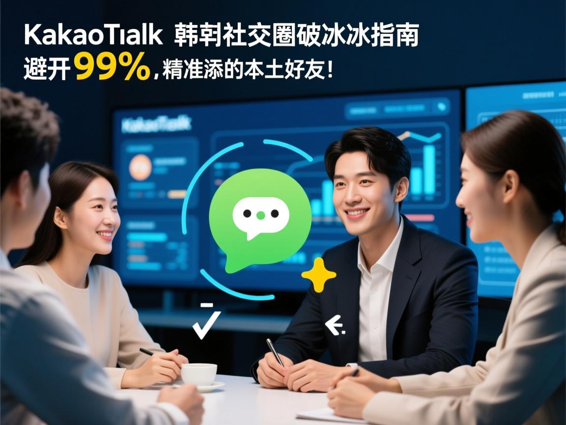KakaoTalk韩国社交圈破冰指南,避开99%人踩的雷区,精准添加本土好友!