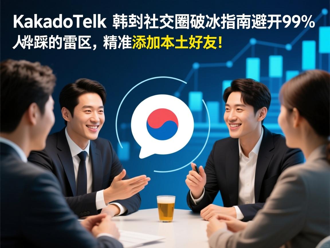 KakaoTalk韩国社交圈破冰指南,避开99%人踩的雷区,精准添加本土好友!