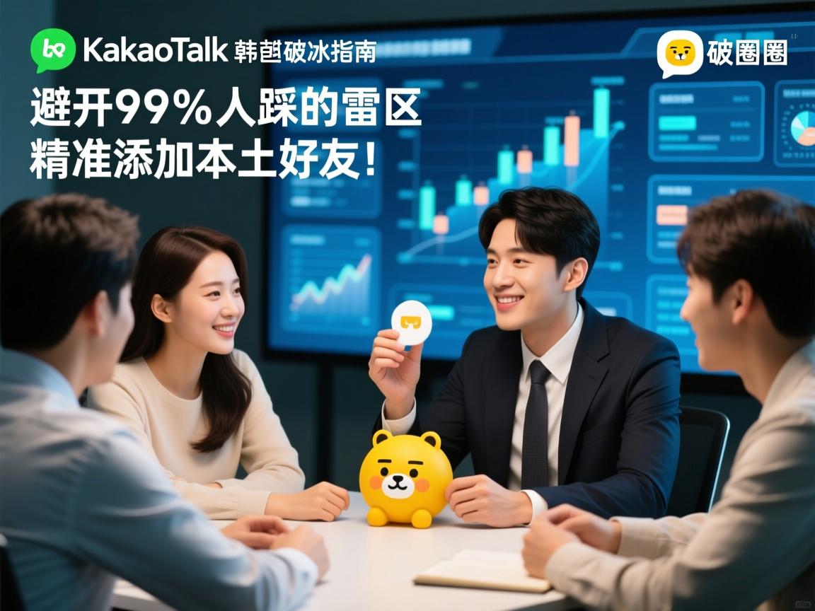 KakaoTalk韩国社交圈破冰指南,避开99%人踩的雷区,精准添加本土好友!