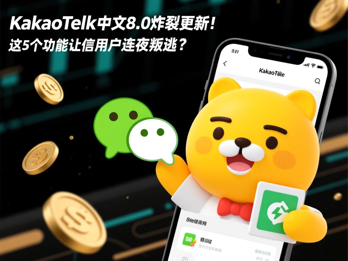 KakaoTalk中文8.0炸裂更新！这5个功能让微信用户连夜叛逃？