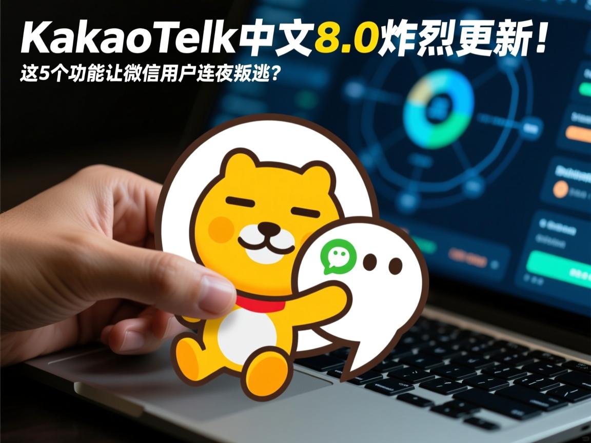 KakaoTalk中文8.0炸裂更新!这5个功能让微信用户连夜叛逃?