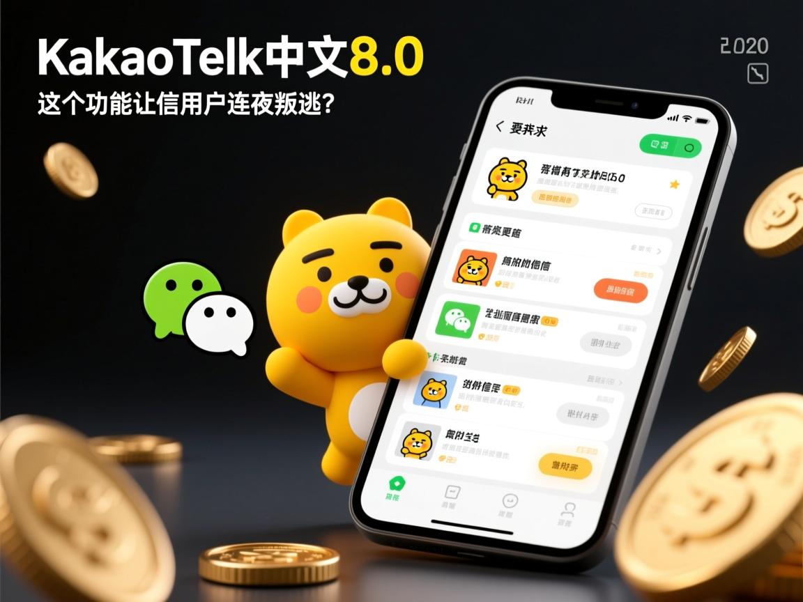 KakaoTalk中文8.0炸裂更新!这5个功能让微信用户连夜叛逃?
