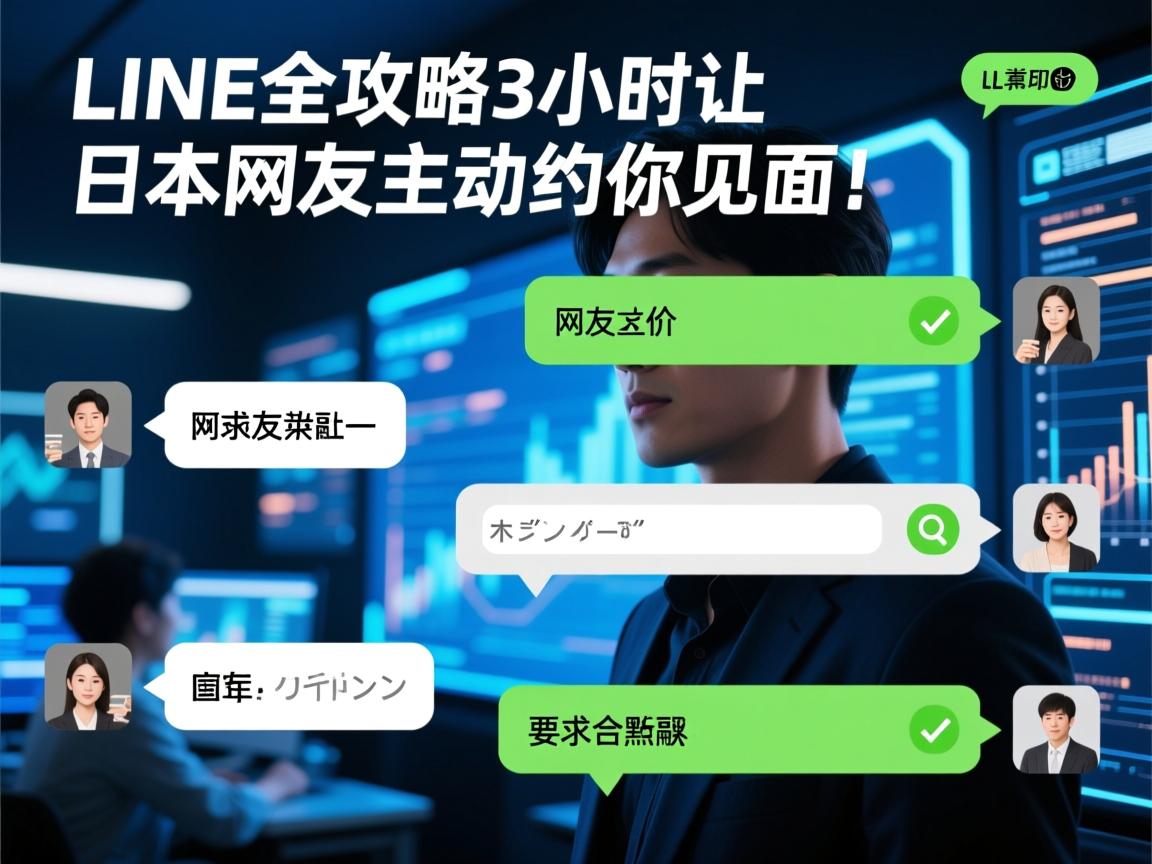 LINE聊天全攻略,3小时让日本网友主动约你见面!