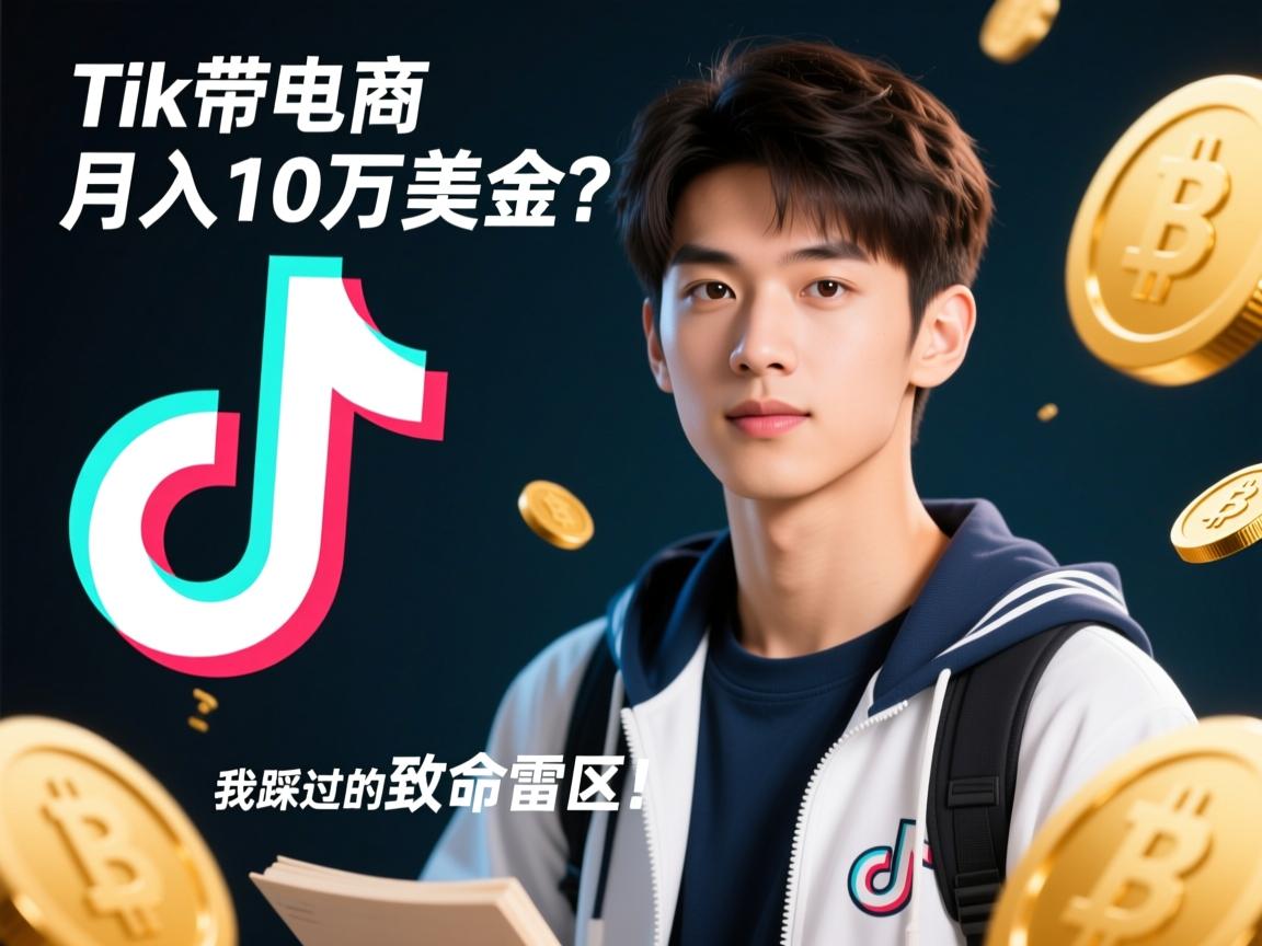 TikTok电商月入10万美金?00后大学生亲述,我踩过的3个致命雷区!