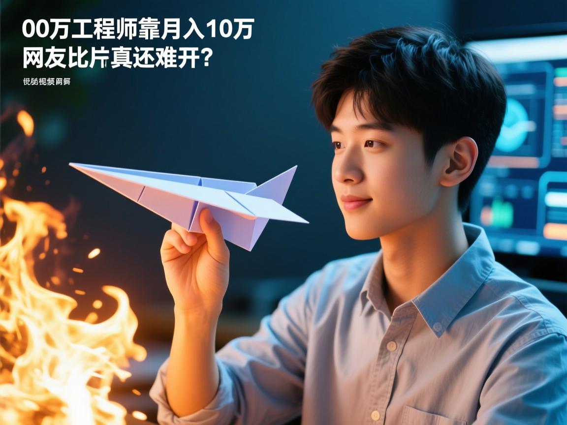 纸飞机教程视频爆火!00后工程师靠折纸月入10万,网友,比真飞机还难开?
