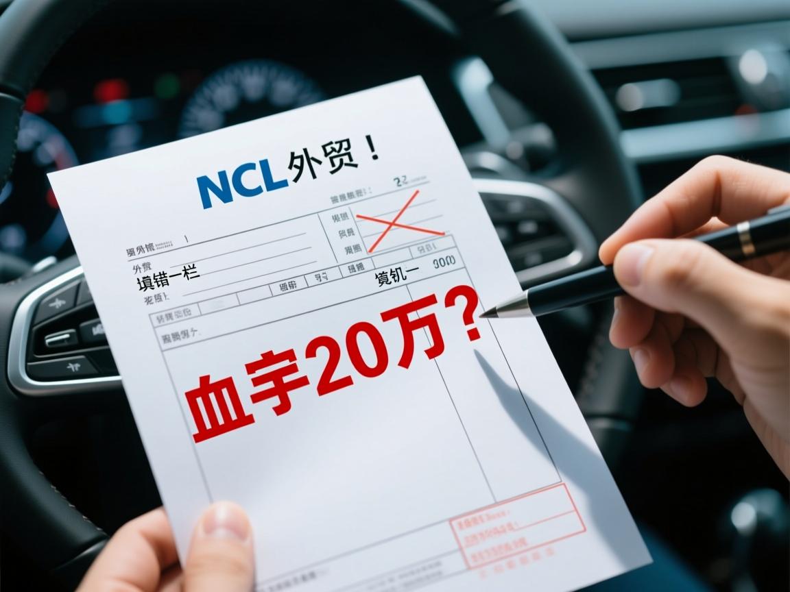 外贸单据惊现NCL！填错一栏，竟让老司机血亏20万？