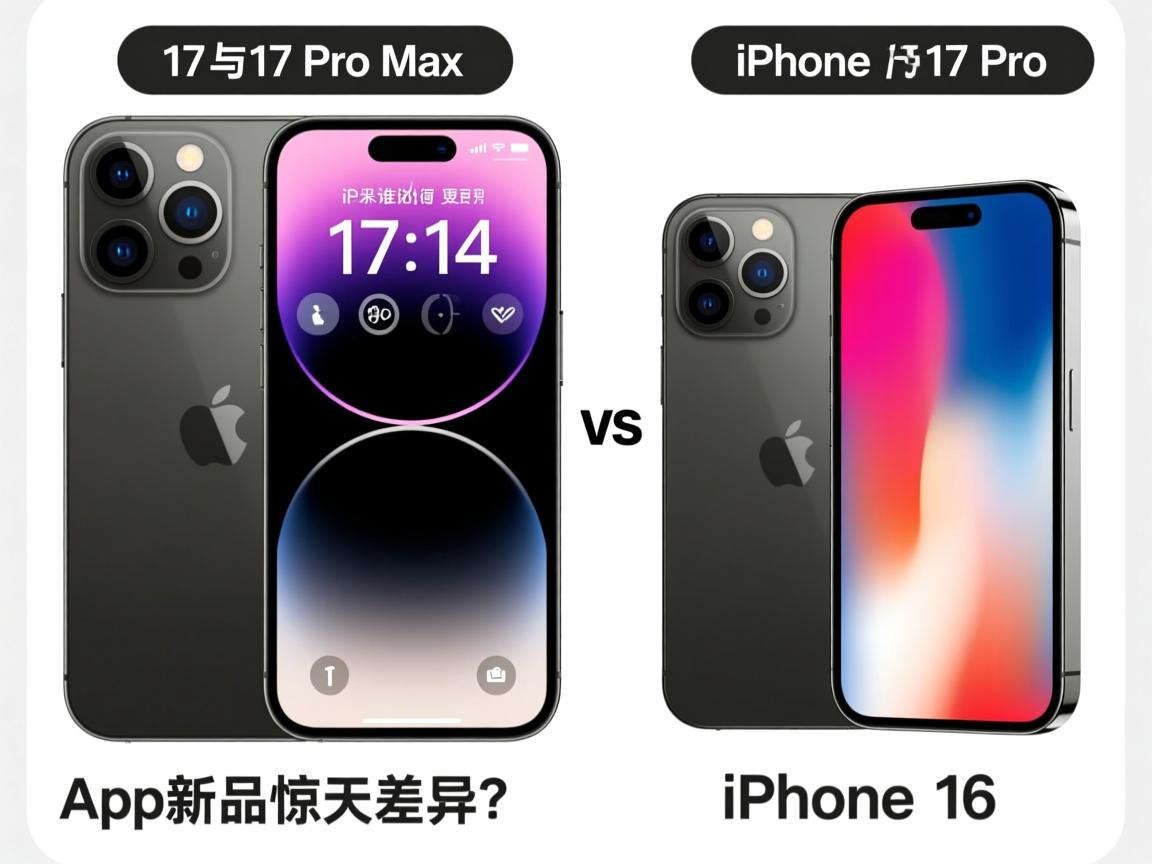 iPhone 17 Pro Max vs iPhone 16,深度较量!17与17 Pro谁更值得入手?揭秘苹果新品的惊天差异