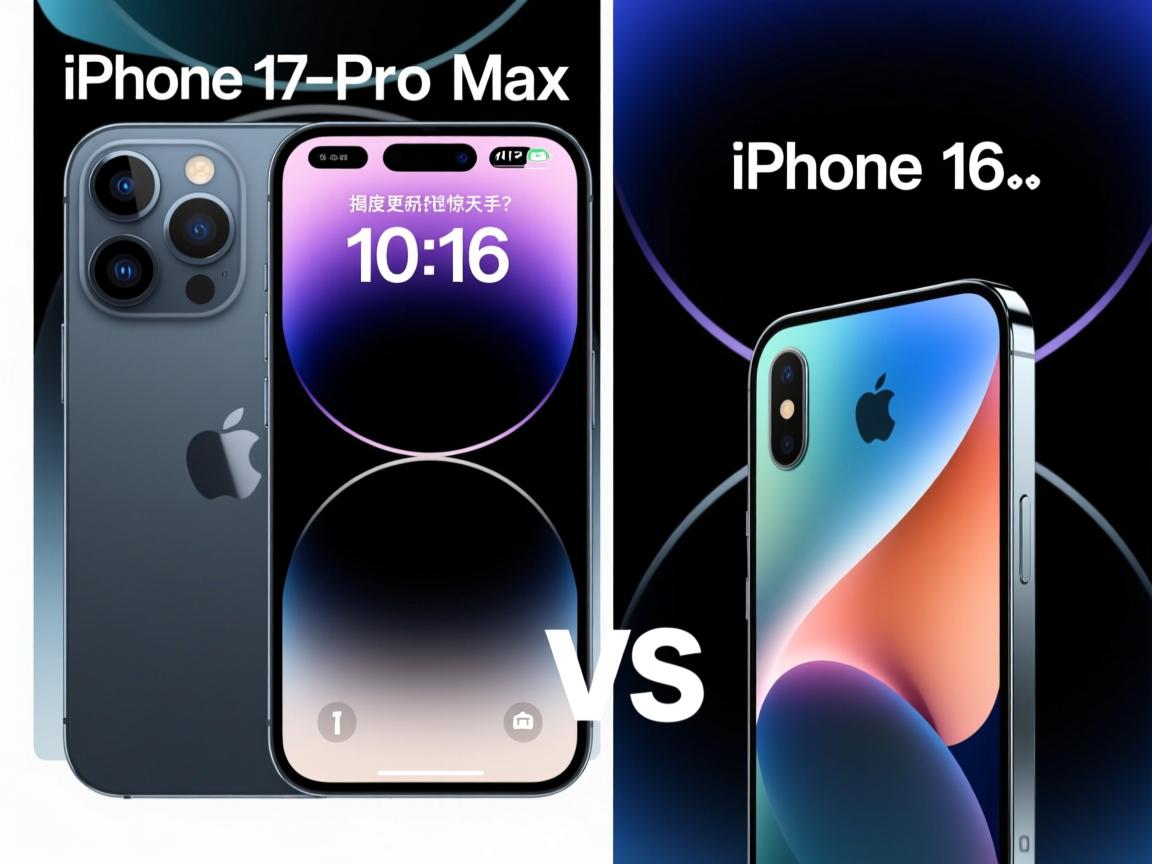 iPhone 17 Pro Max vs iPhone 16,深度较量!17与17 Pro谁更值得入手?揭秘苹果新品的惊天差异
