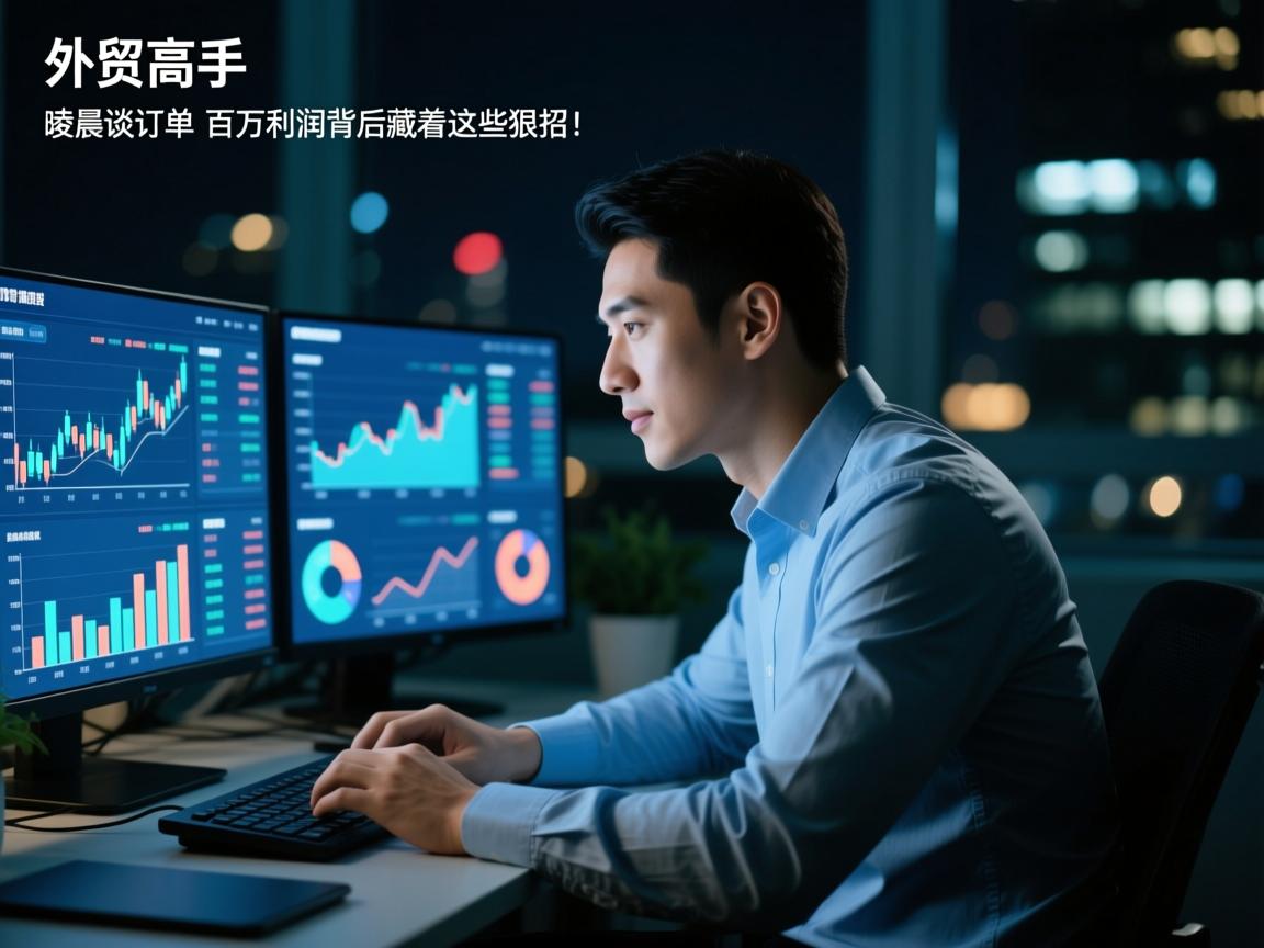 外贸高手在做什么?深夜盯数据、凌晨谈订单,百万利润背后藏着这些狠招!