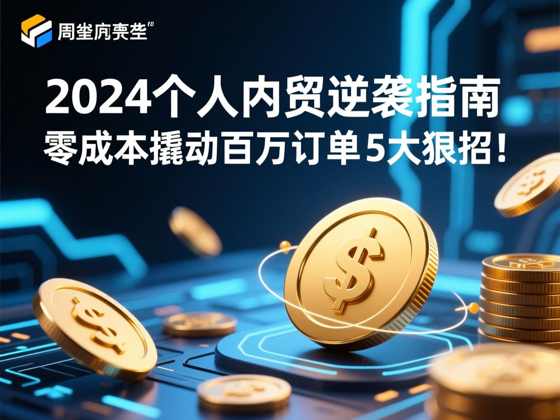 2024个人外贸逆袭指南,零成本撬动百万订单的5大狠招!