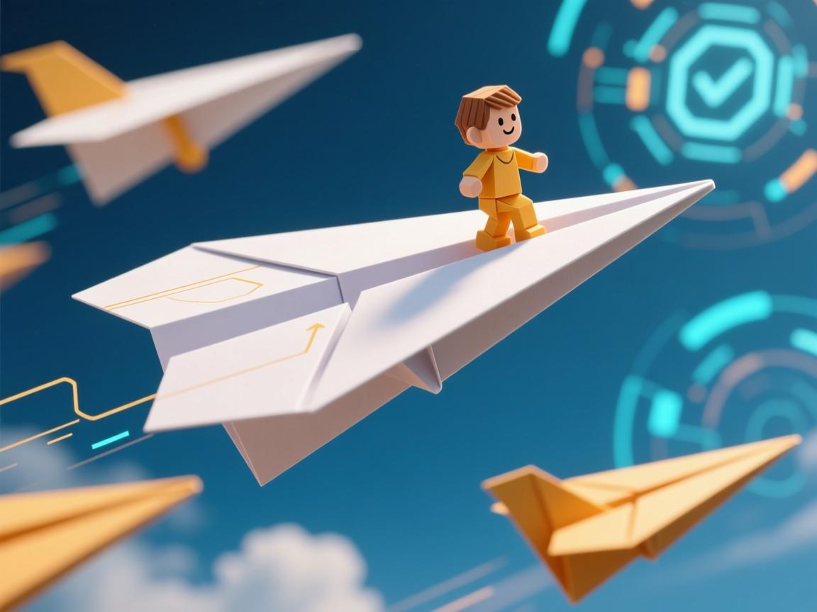 纸飞机终极指南,从童年玩具到天空艺术,解锁飞翔的极致秘密