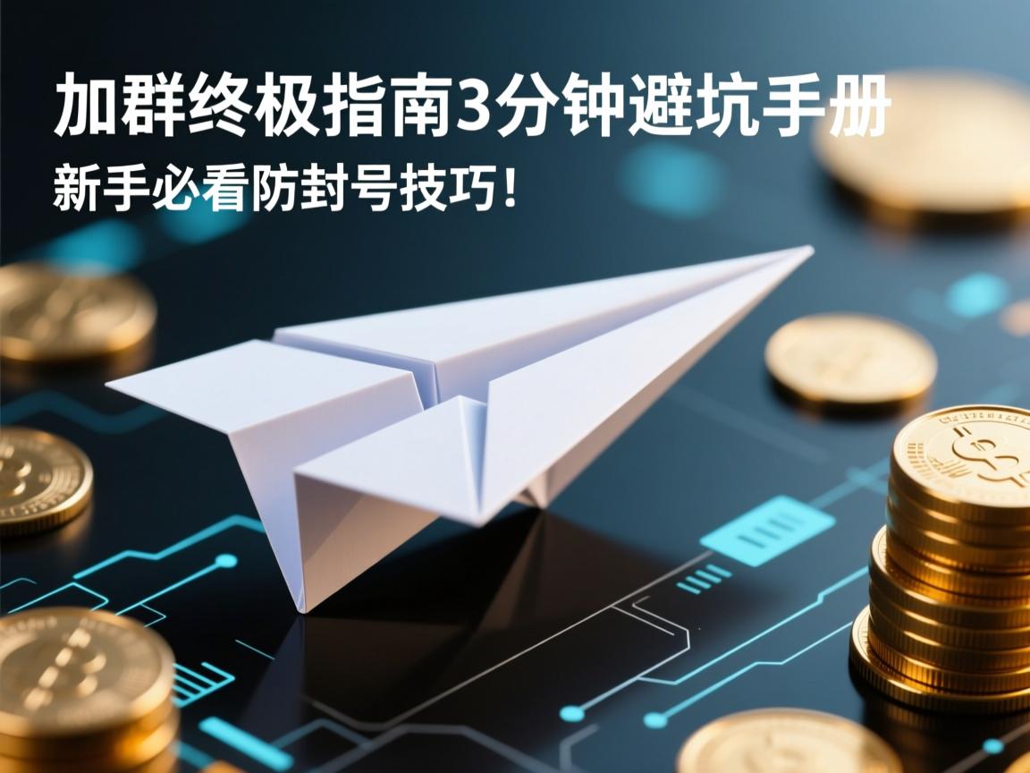 纸飞机加群终极指南,3分钟避坑手册,新手必看防封号技巧!