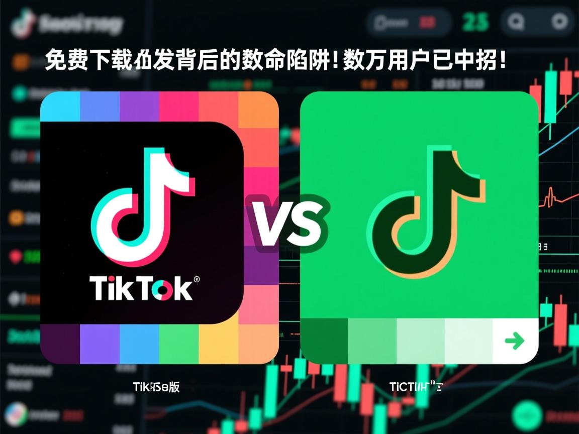 TikTok色板版VS绿色版,免费下载背后的致命陷阱,数万用户已中招!