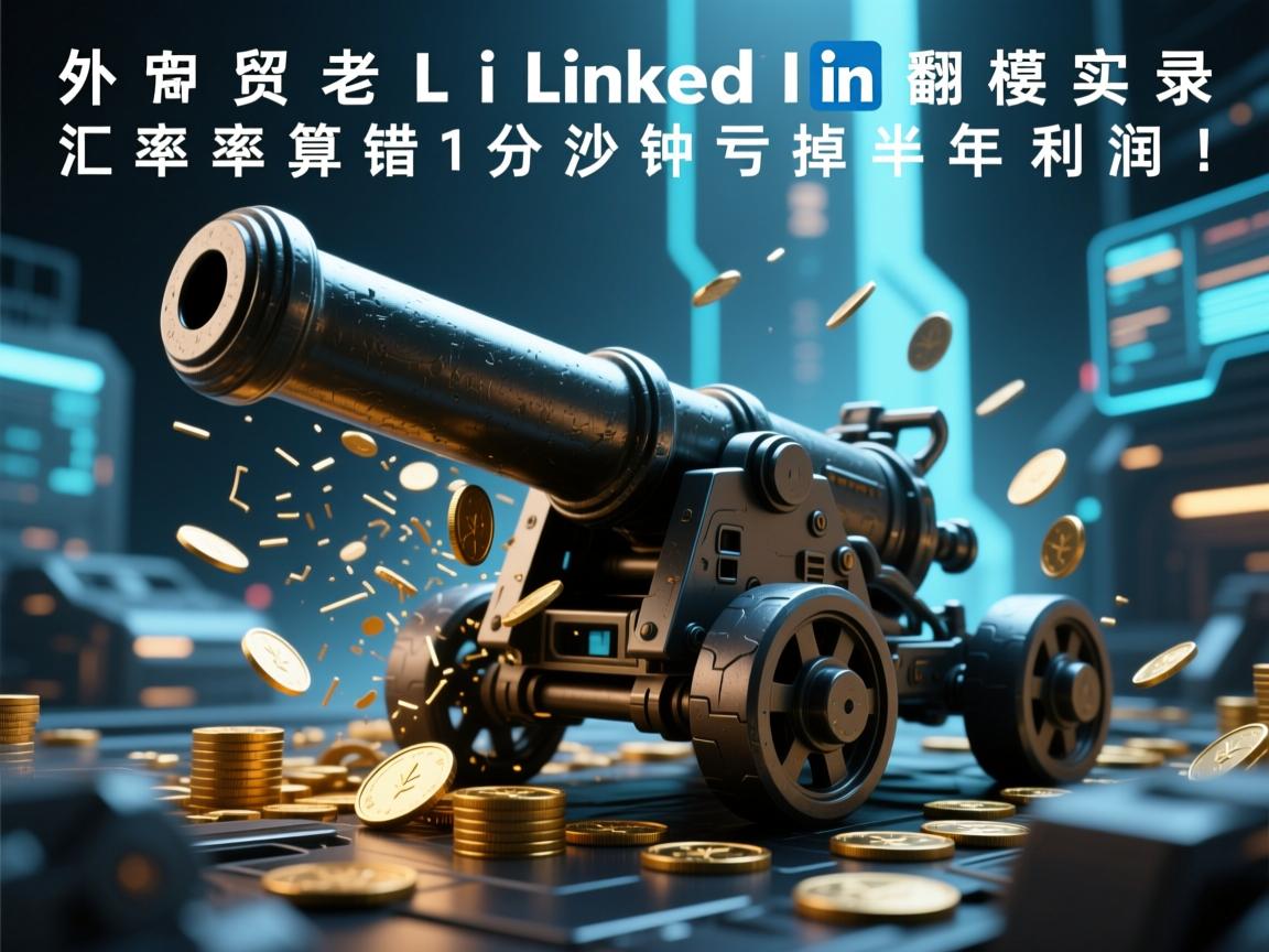 外贸老炮LinkedIn翻车实录,汇率算错1分钟亏掉半年利润!