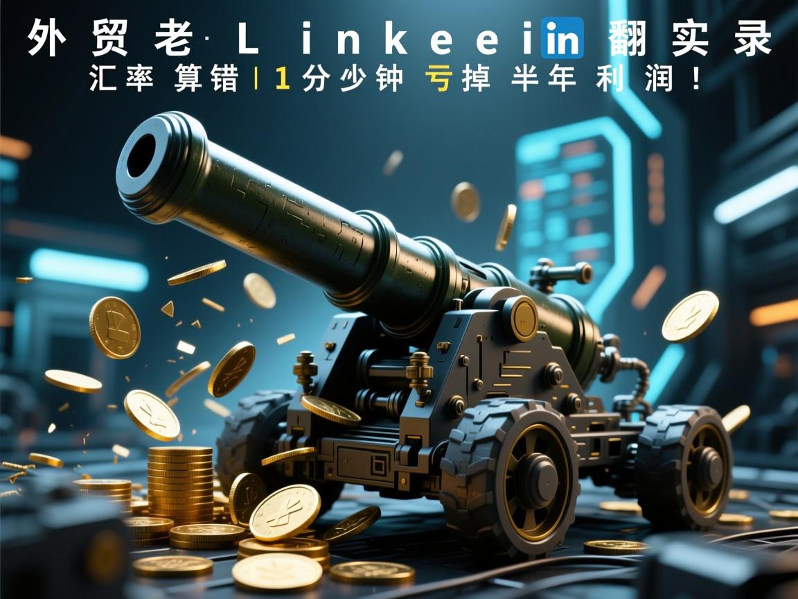 外贸老炮LinkedIn翻车实录,汇率算错1分钟亏掉半年利润!