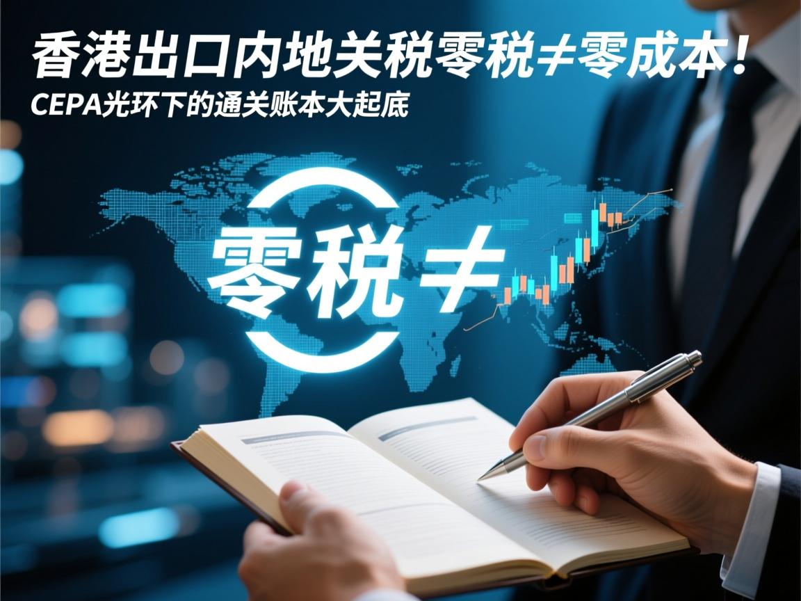 香港出口内地关税,零关税≠零成本!CEPA光环下的通关账本大起底