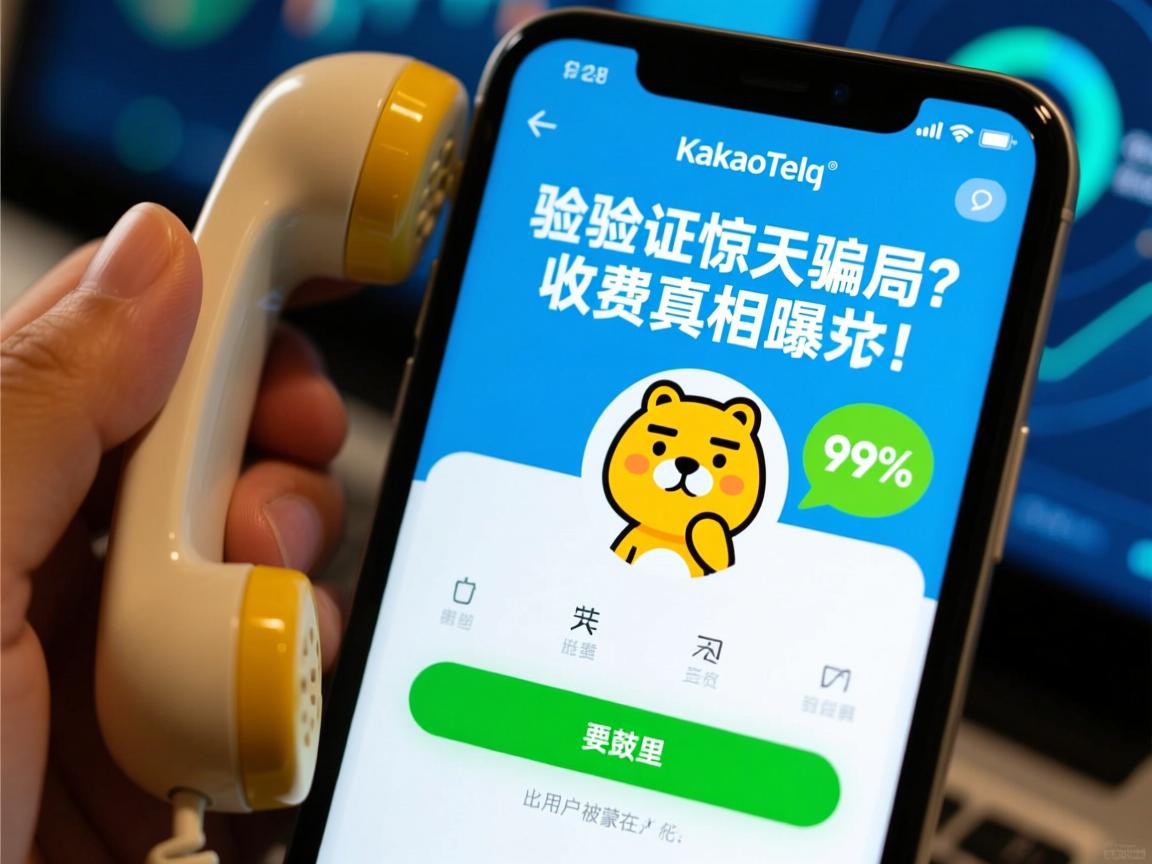 KakaoTalk电话验证惊天骗局?收费真相曝光,99%用户被蒙在鼓里!