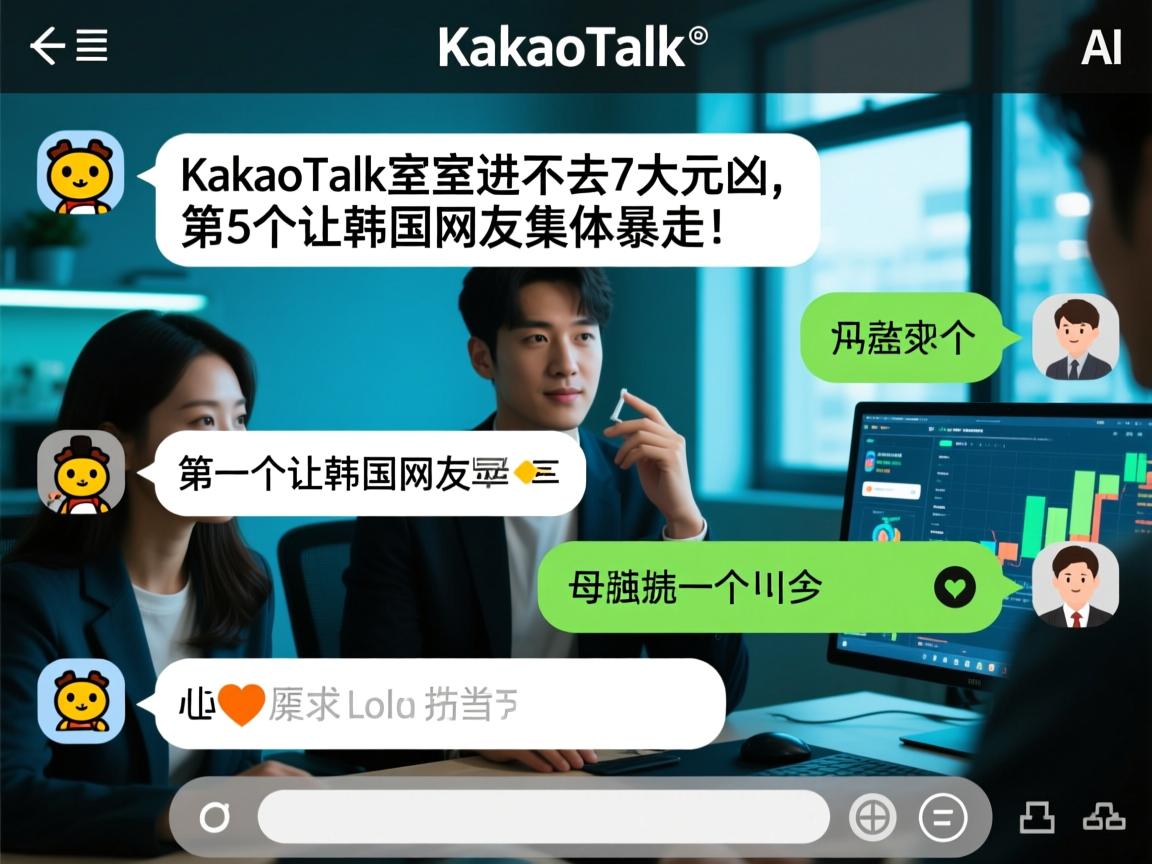 AI解密,KakaoTalk聊天室进不去的7大元凶,第5个让韩国网友集体暴走!