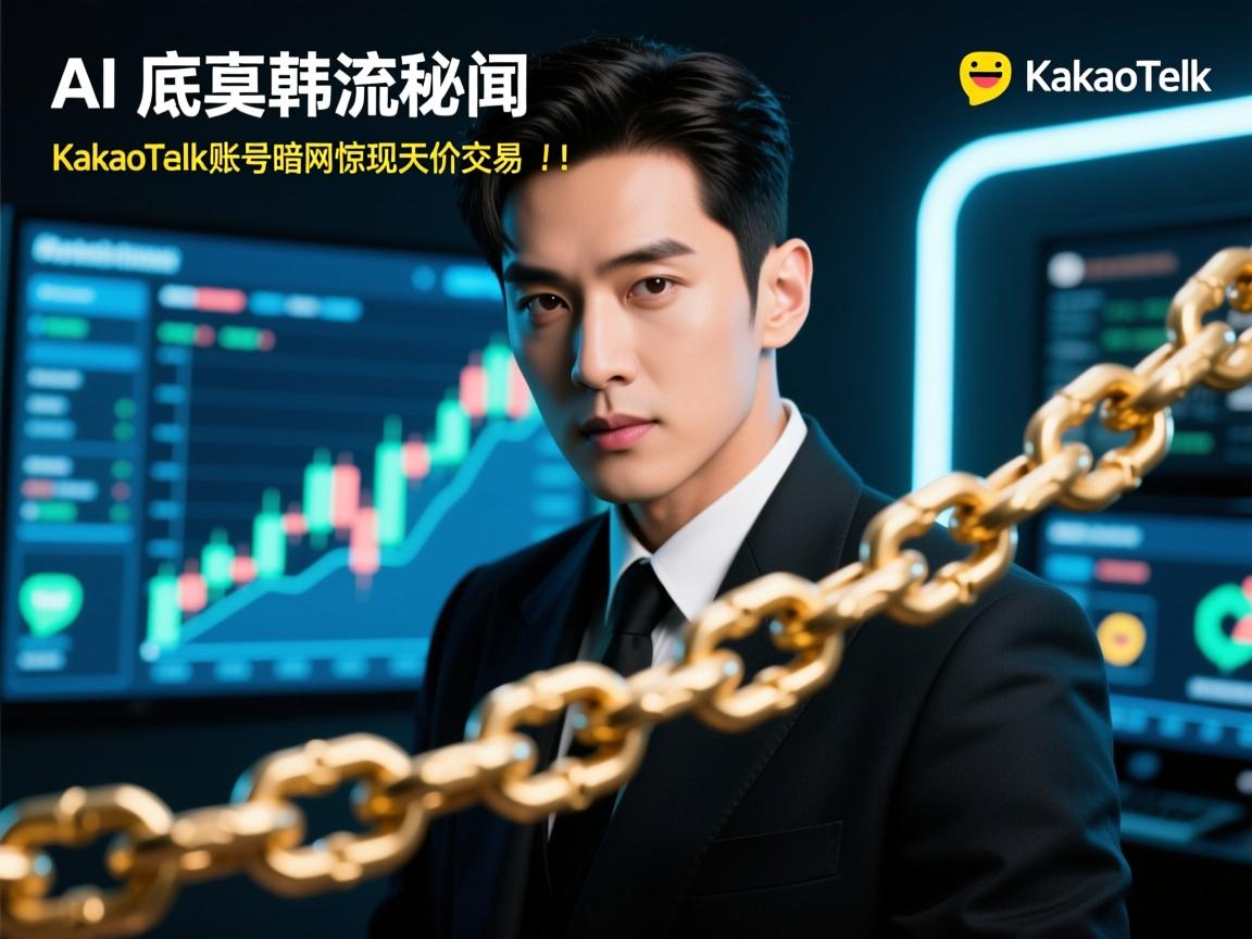 AI起底韩流秘闻,明星KakaoTalk账号交易暗网惊现天价交易链!