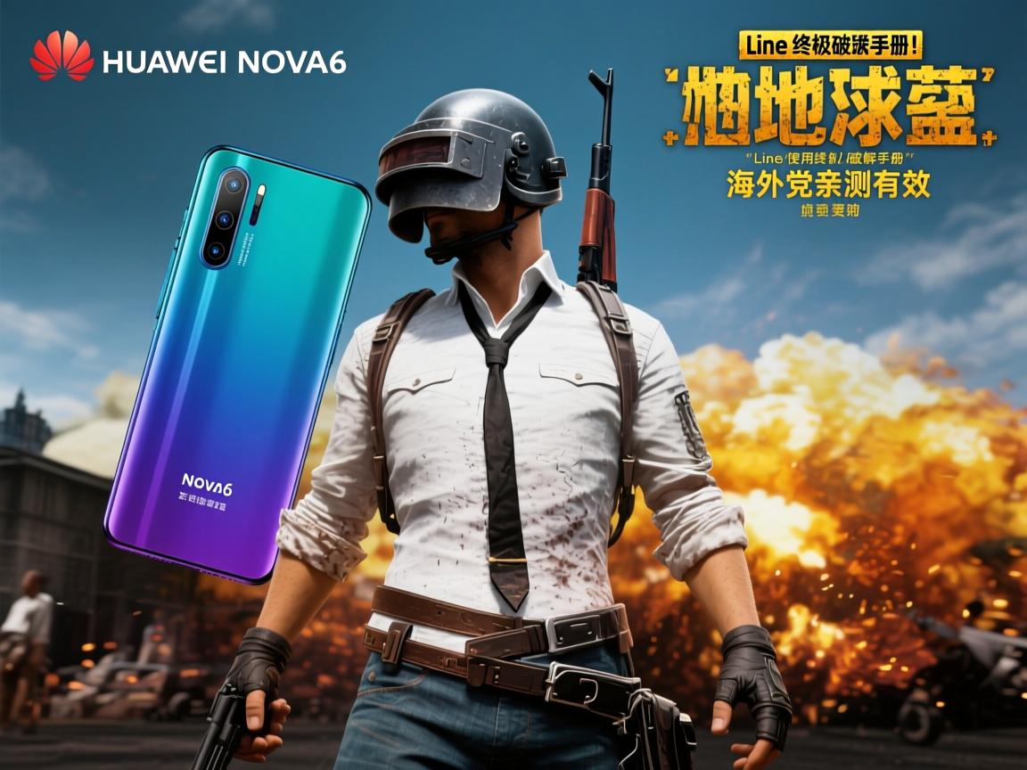 华为nova6绝地求生!Line使用终极破解手册,海外党亲测有效