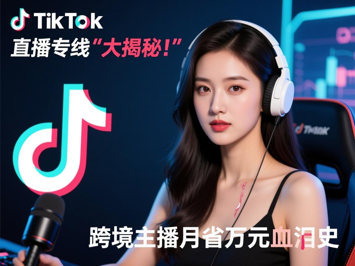 TikTok直播专线价格大揭秘!跨境主播月省万元血泪史