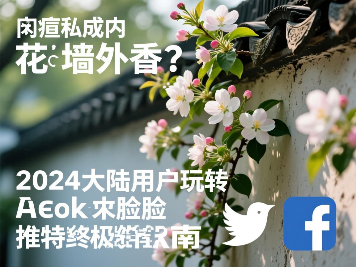 墙内开花墙外香？2024大陆用户玩转脸书推特终极指南