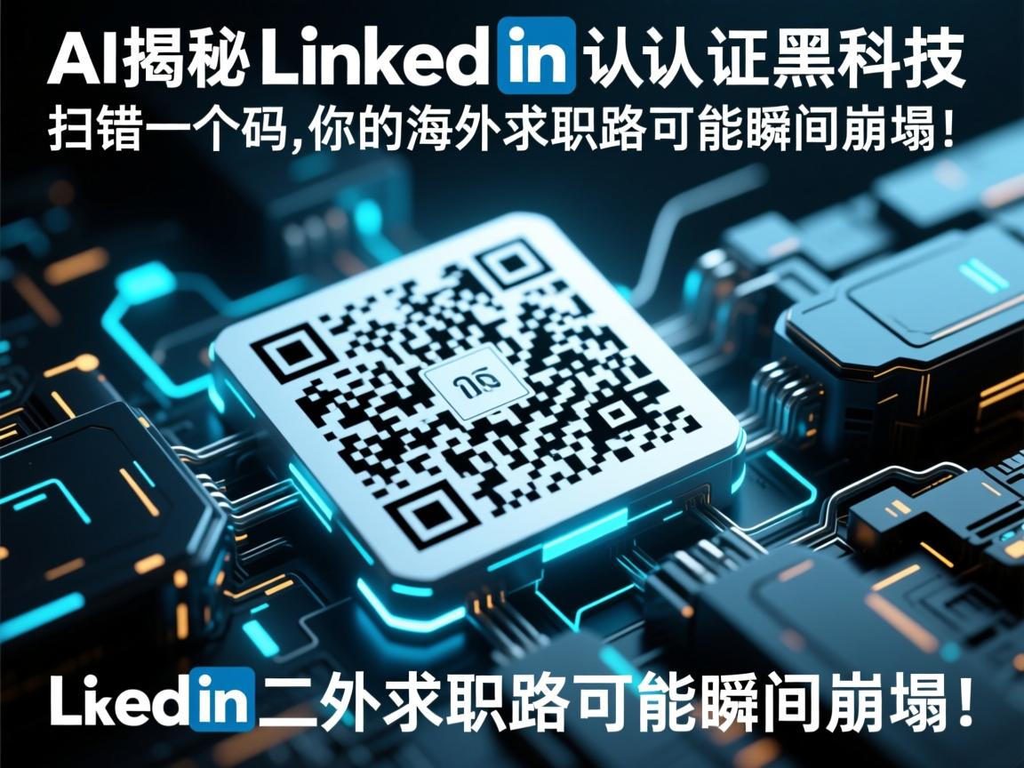AI揭秘LinkedIn认证黑科技,扫错一个码,你的海外求职路可能瞬间崩塌!