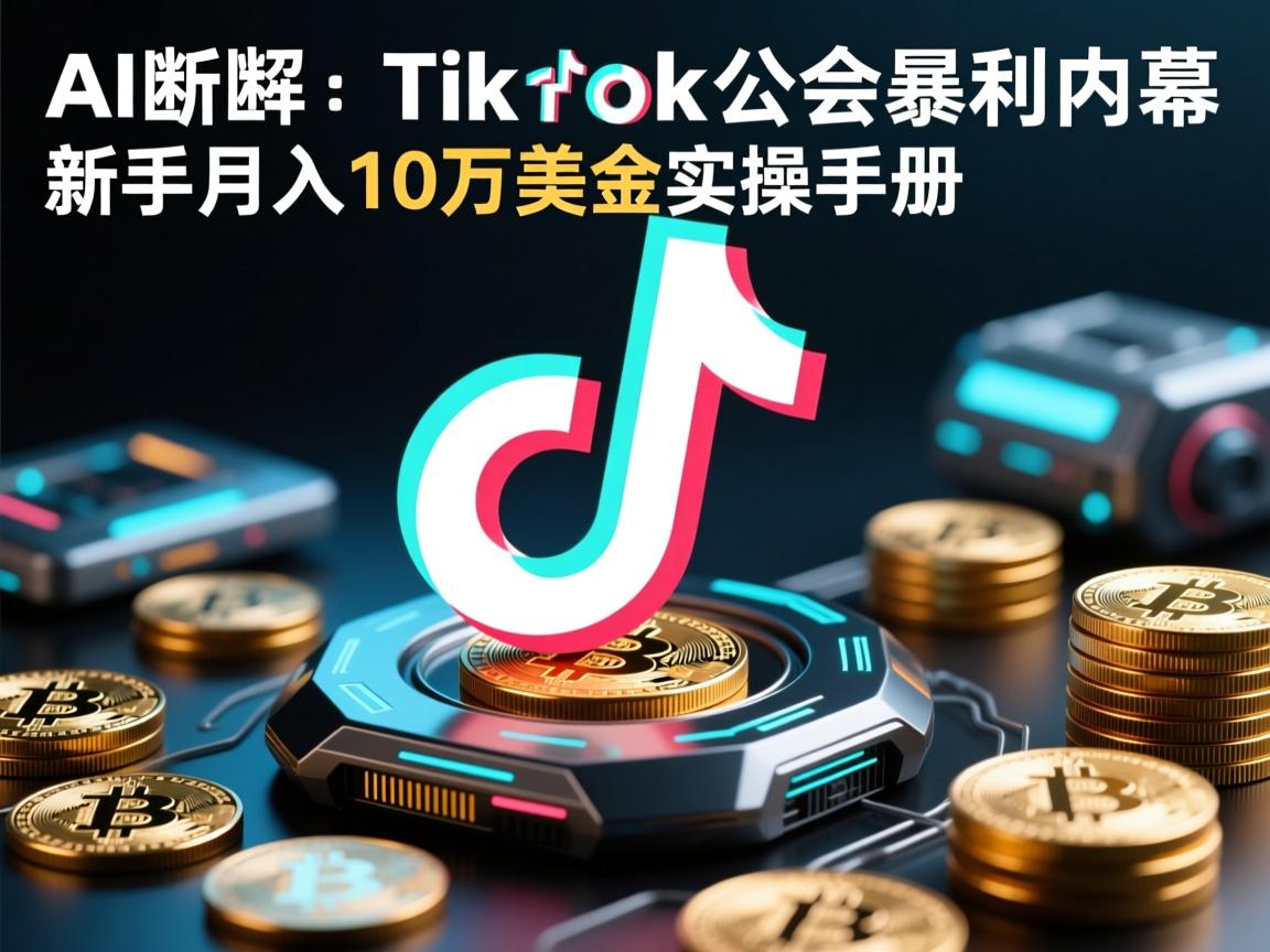 AI拆解TikTok公会暴利内幕,新手月入10万美金实操手册