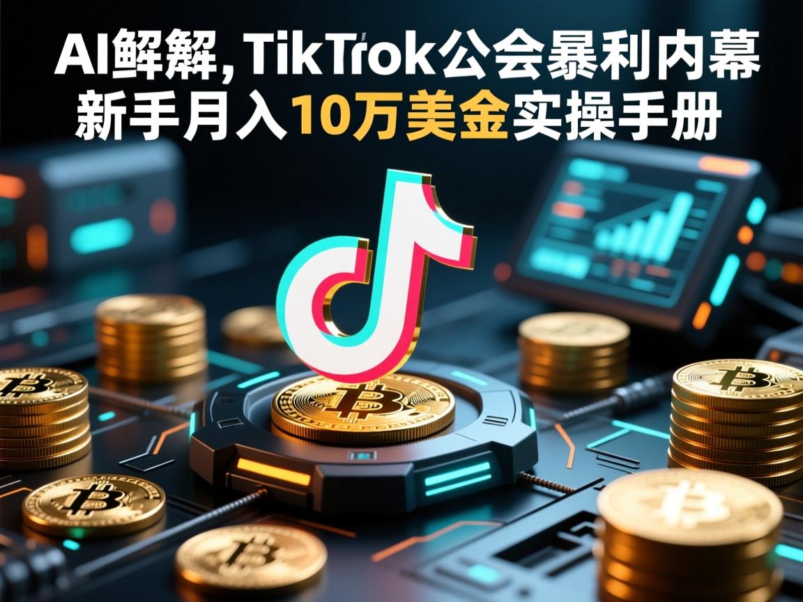 AI拆解TikTok公会暴利内幕,新手月入10万美金实操手册