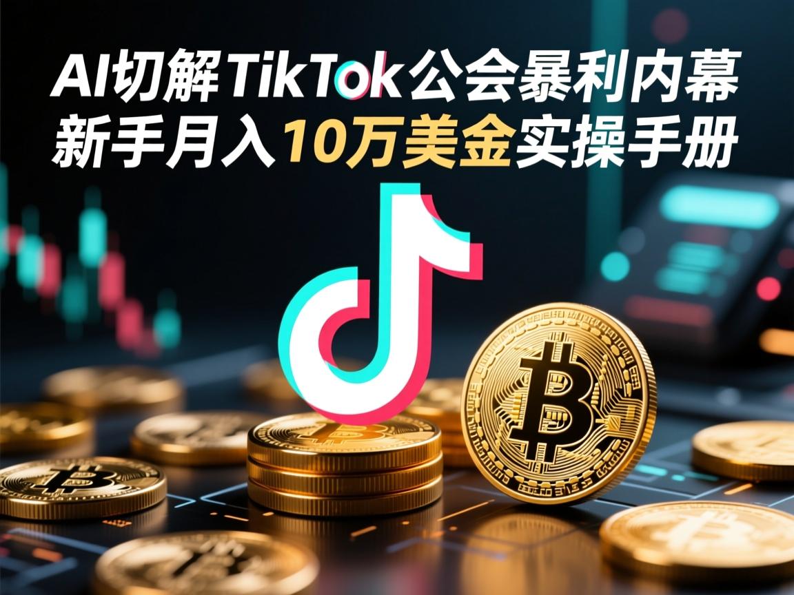 AI拆解TikTok公会暴利内幕,新手月入10万美金实操手册