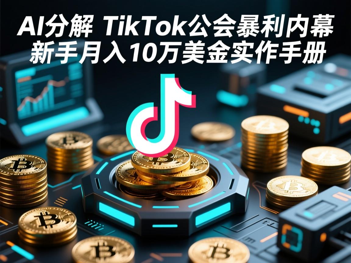AI拆解TikTok公会暴利内幕,新手月入10万美金实操手册