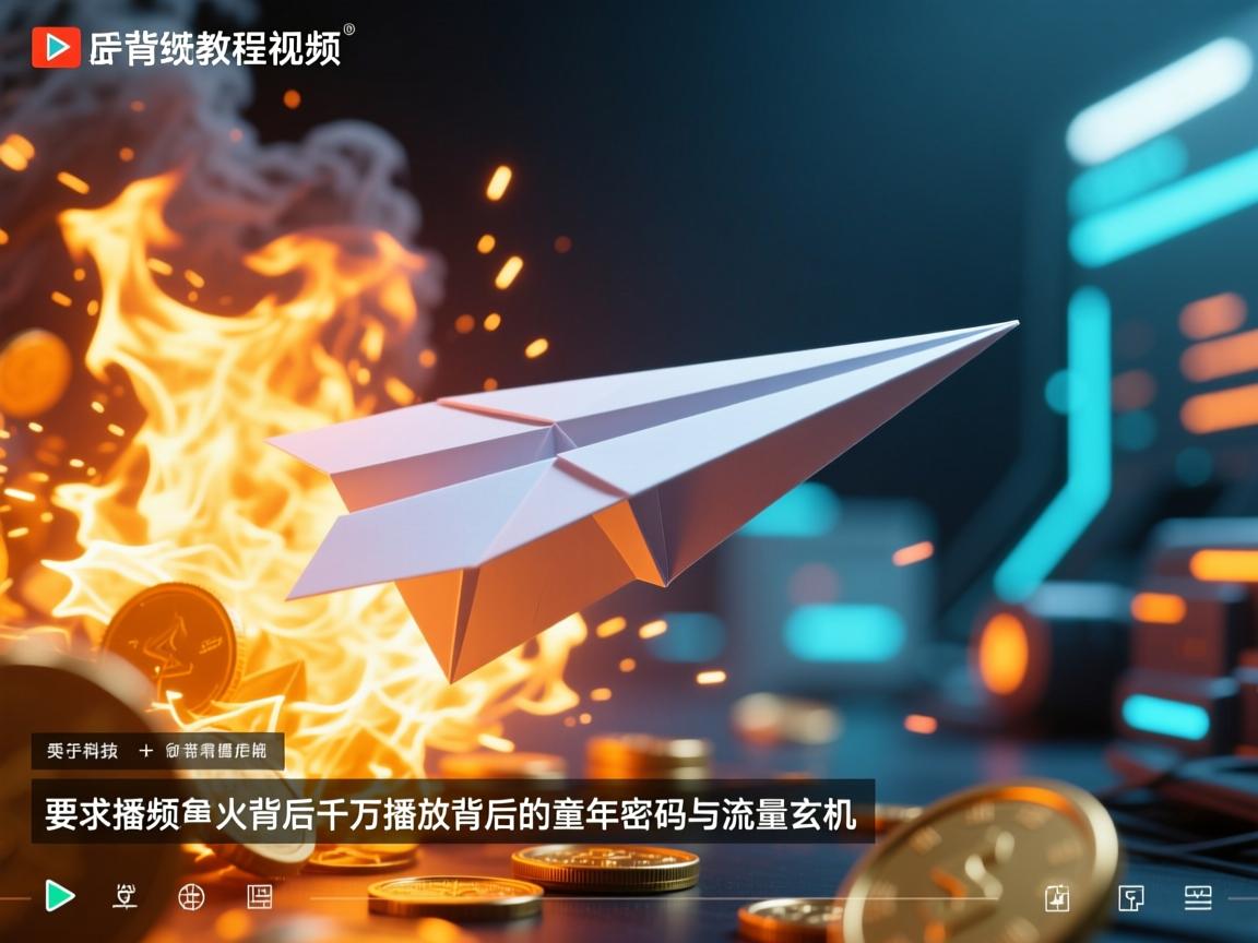 纸飞机教程视频爆火背后，千万播放背后的童年密码与流量玄机