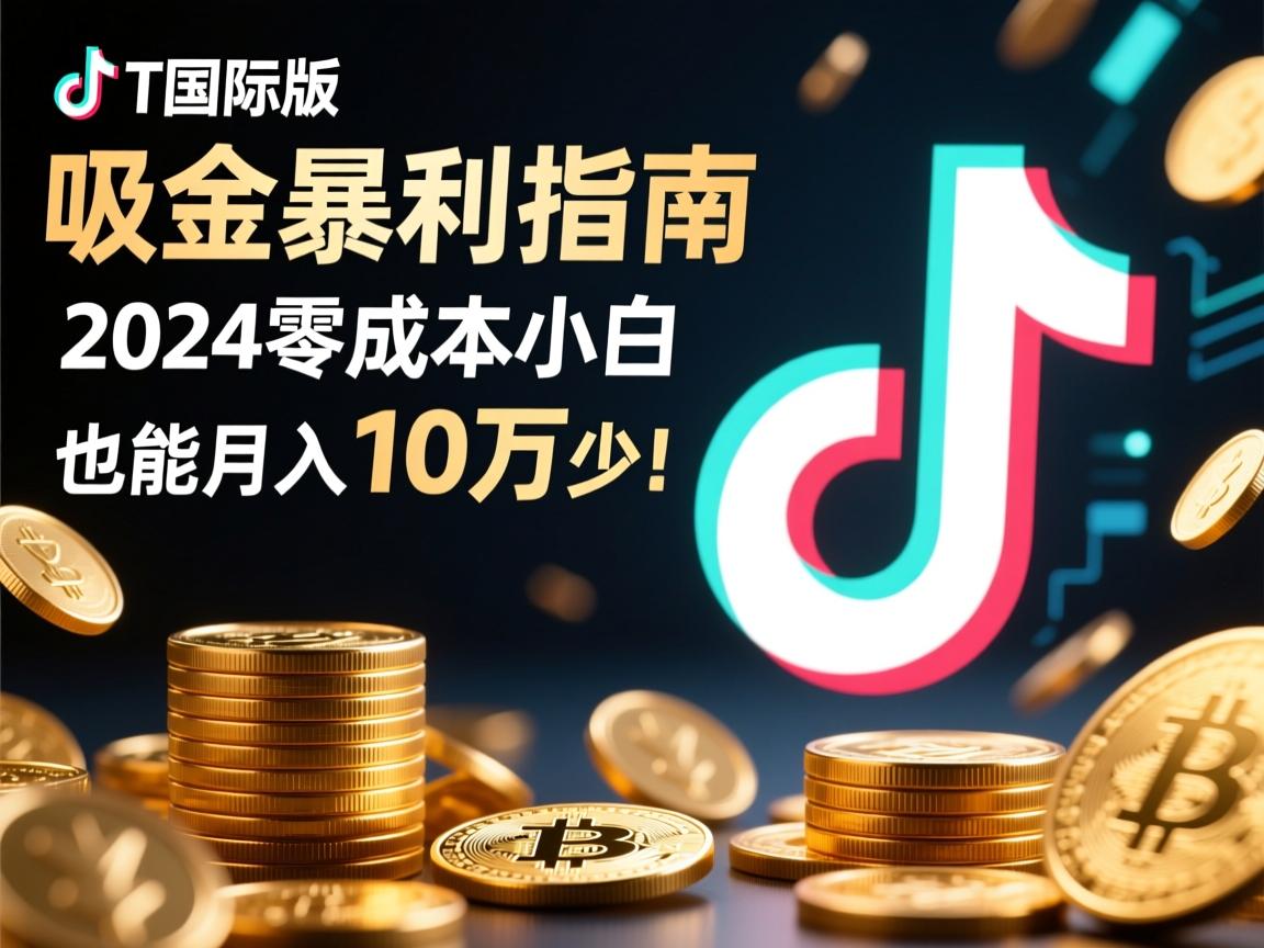 国际版TikTok吸金暴利指南,2024零成本小白也能月入10万刀!