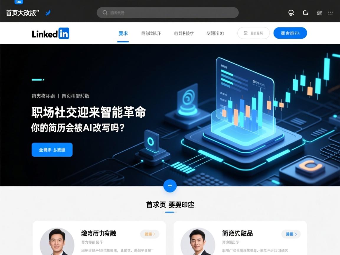 LinkedIn首页大改版！职场社交迎来智能革命，你的简历会被AI改写吗？