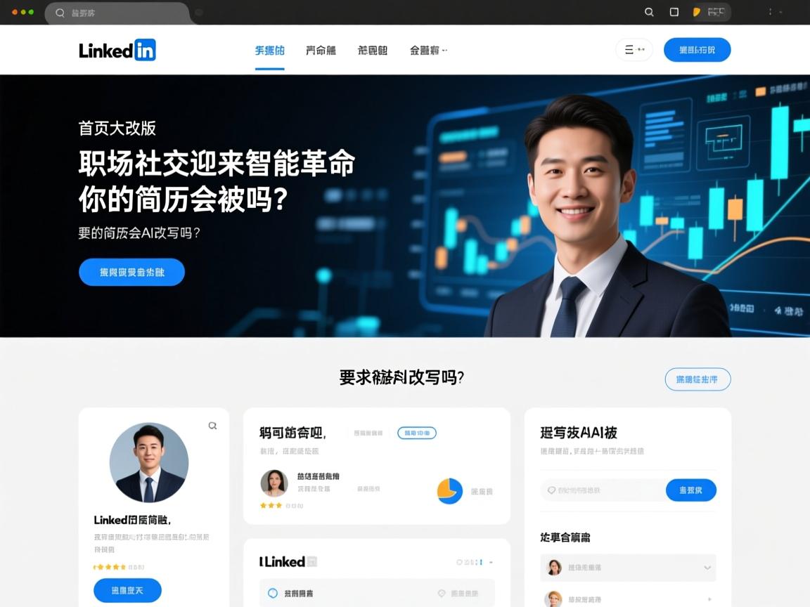LinkedIn首页大改版!职场社交迎来智能革命,你的简历会被AI改写吗?