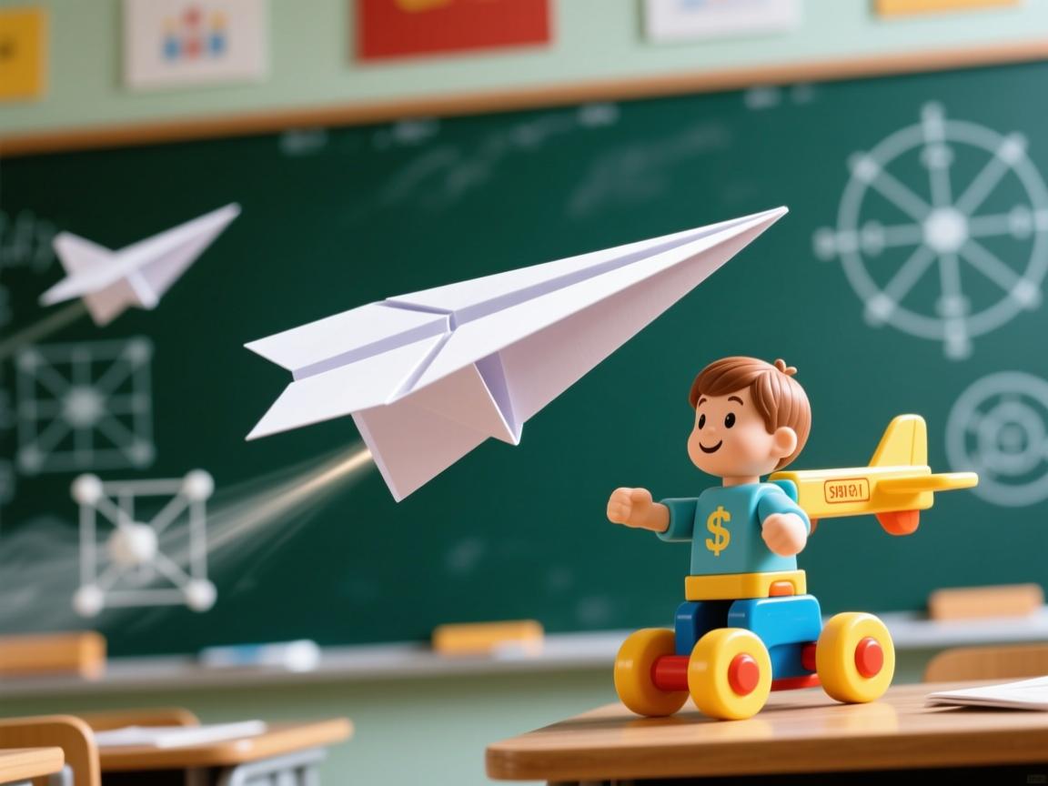 纸飞机腾空的秘密,从童年玩具到空气动力学的奇妙课堂