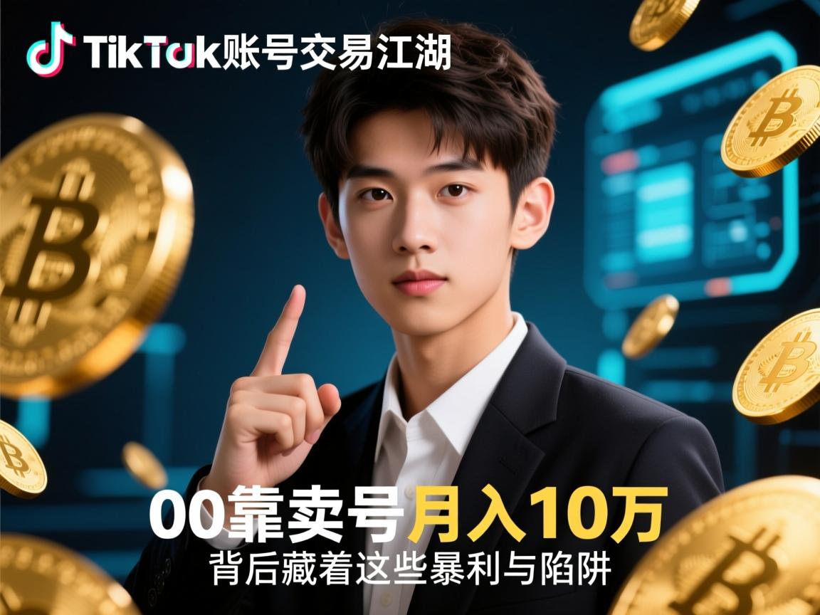 TikTok账号交易江湖,00后靠卖号月入10万,背后藏着这些暴利与陷阱
