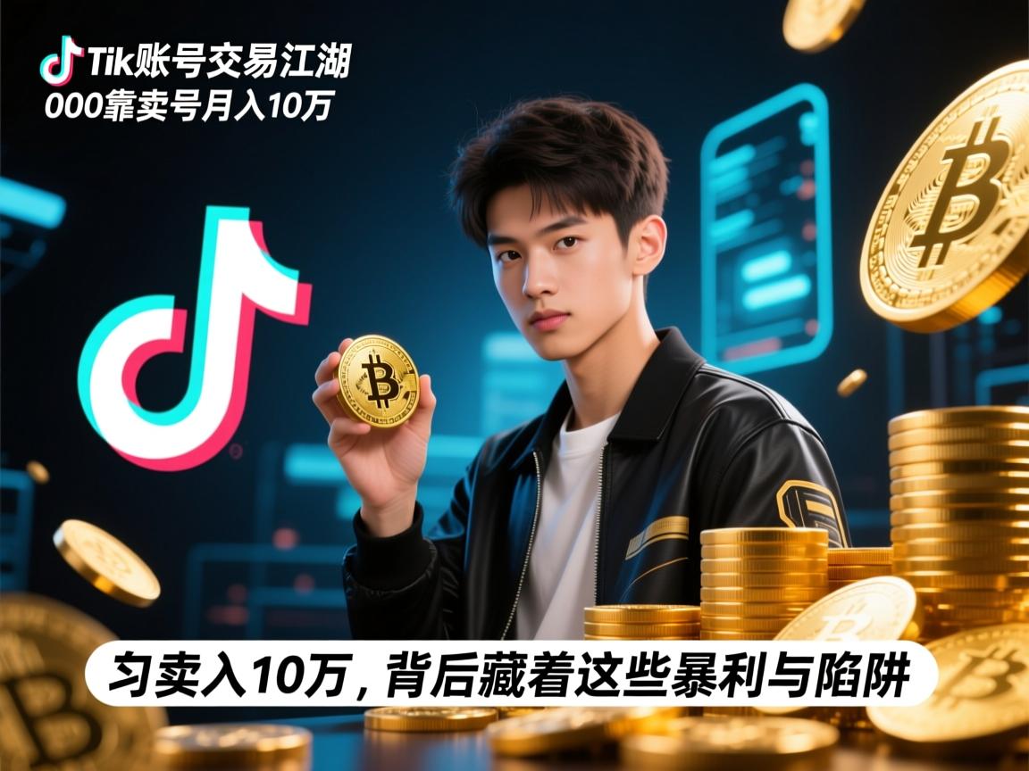 TikTok账号交易江湖,00后靠卖号月入10万,背后藏着这些暴利与陷阱