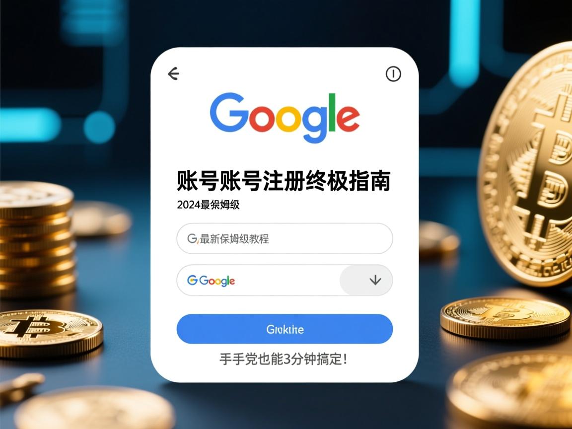 谷歌账号注册终极指南,2024最新保姆级教程,手残党也能3分钟搞定!