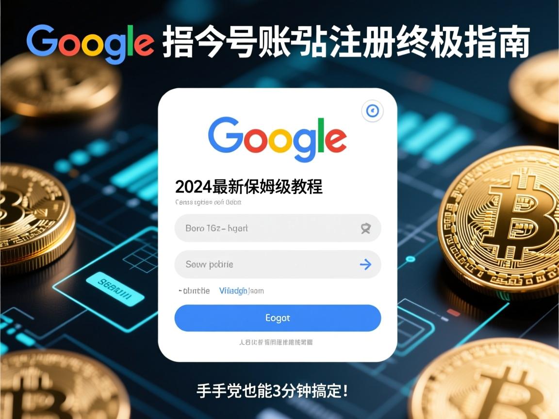 谷歌账号注册终极指南,2024最新保姆级教程,手残党也能3分钟搞定!