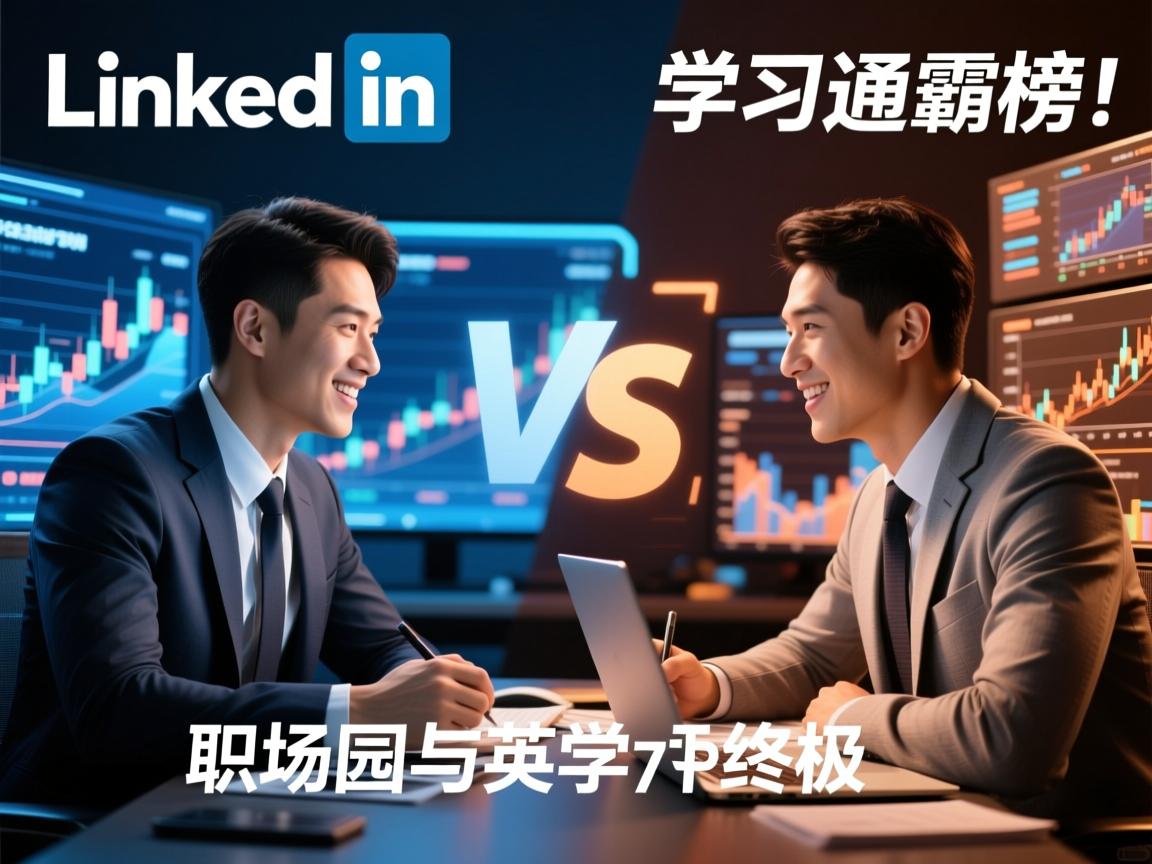 LinkedIn逆袭VS学习通霸榜!职场精英与校园学霸的终极对决