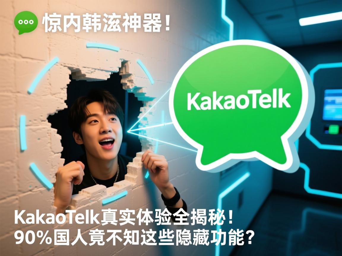 墙内惊现韩流神器!KakaoTalk真实体验全揭秘,90%国人竟不知这些隐藏功能?