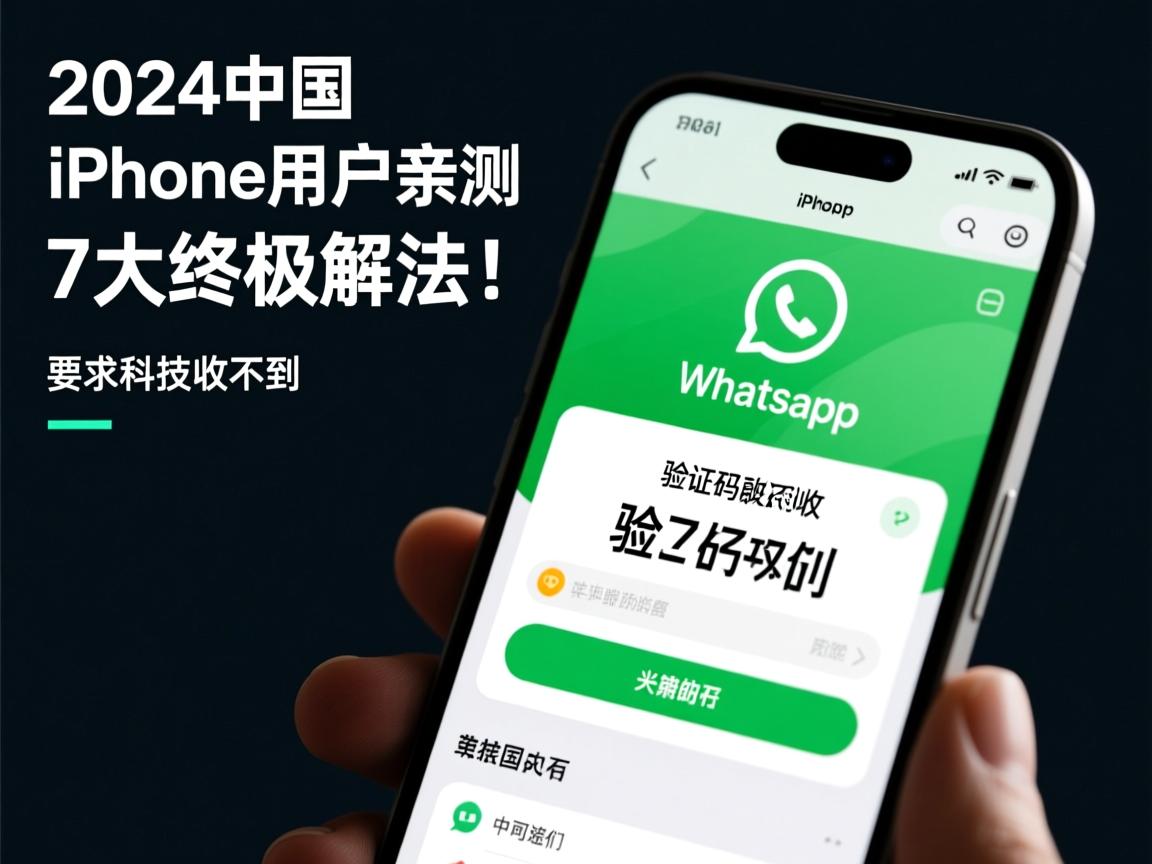 2024中国iPhone用户亲测,WhatsApp验证码收不到的7大终极解法!