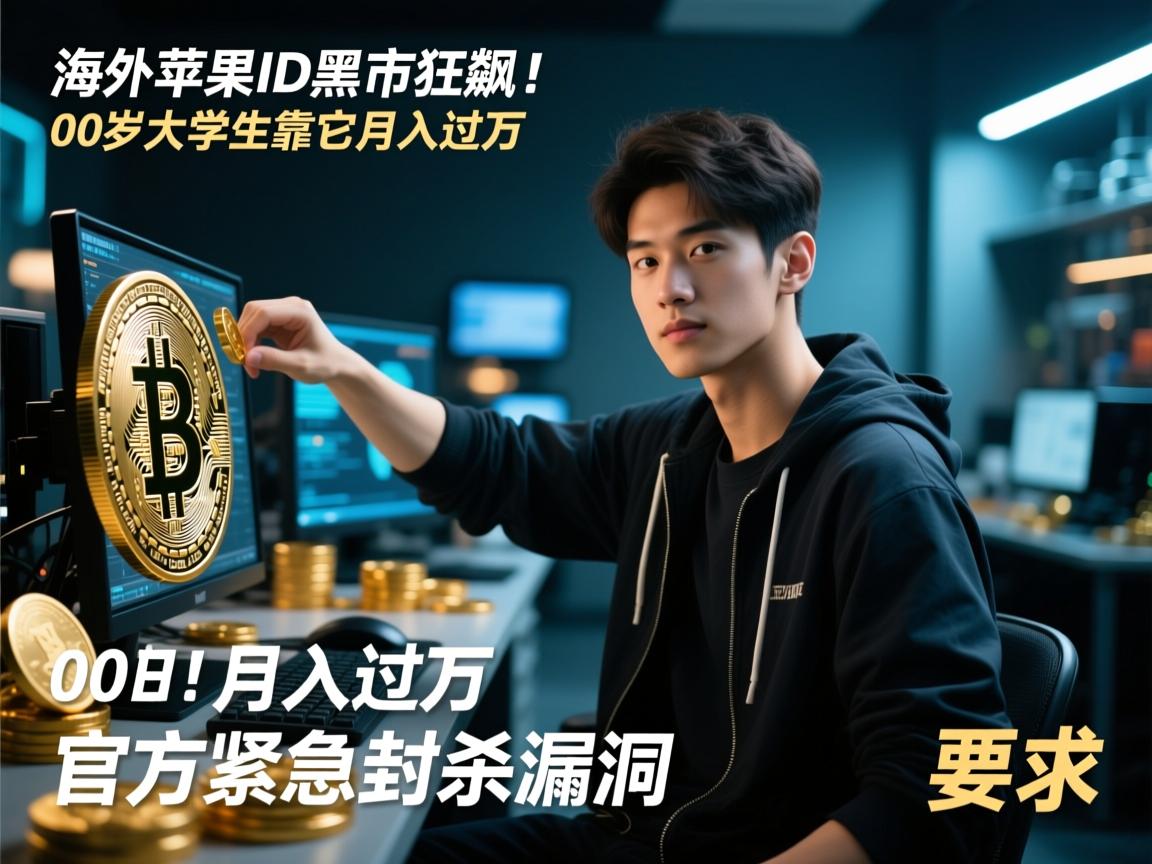 海外苹果ID黑市狂飙!00后大学生靠它月入过万,官方紧急封杀漏洞