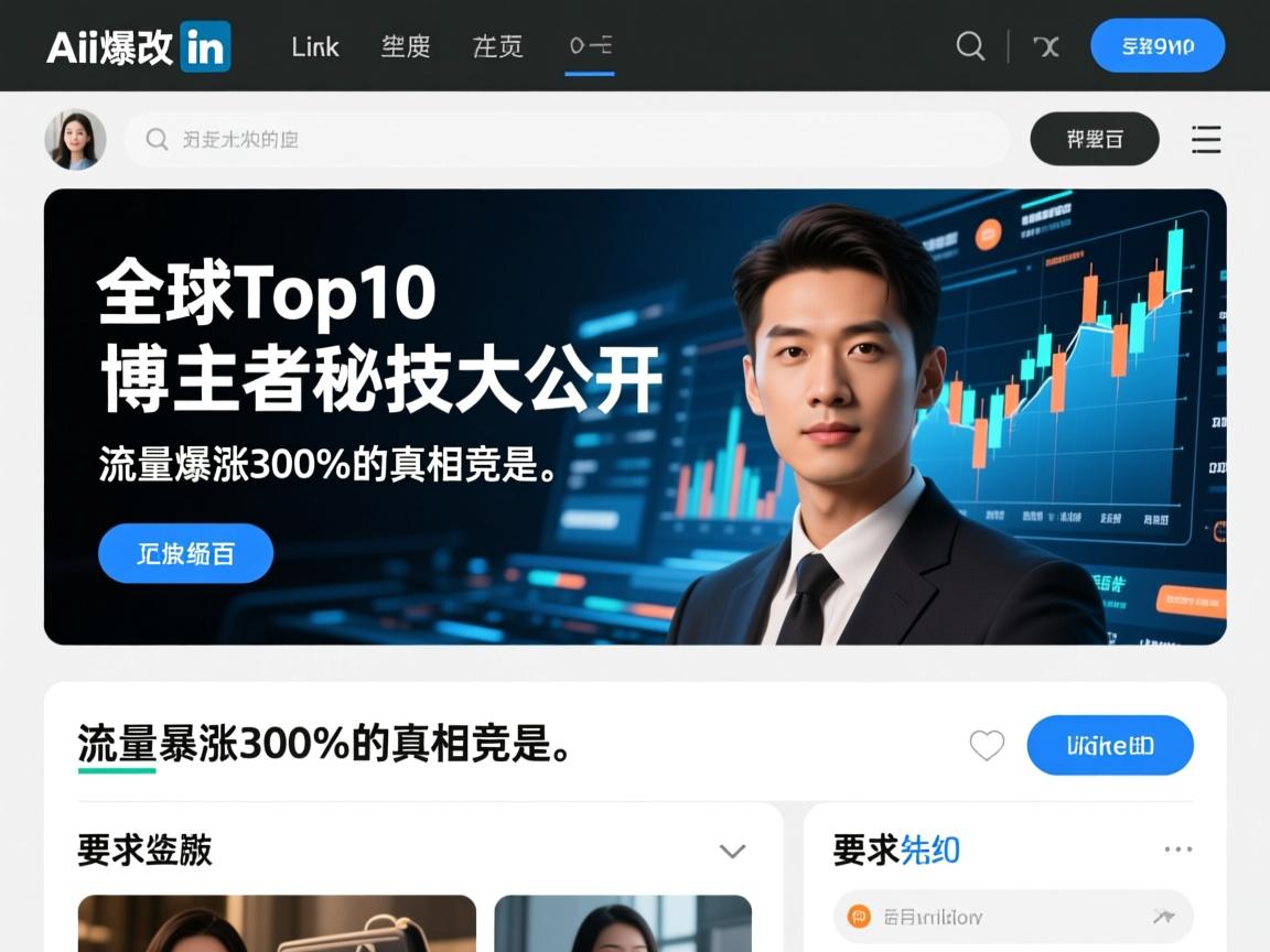 AI爆改LinkedIn主页!全球Top10博主秘技大公开,流量暴涨300%的真相竟是.